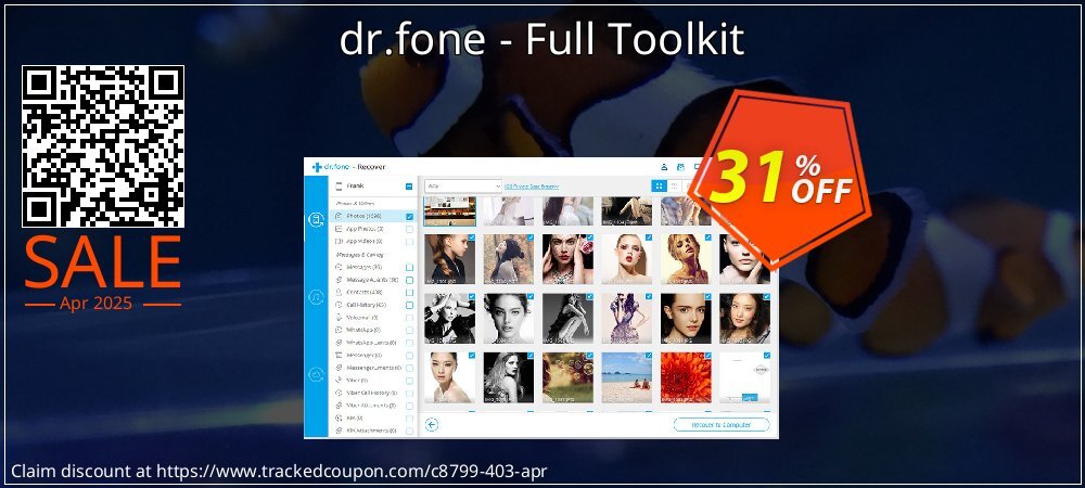 dr.fone - Full Toolkit coupon on National Pizza Party Day discounts