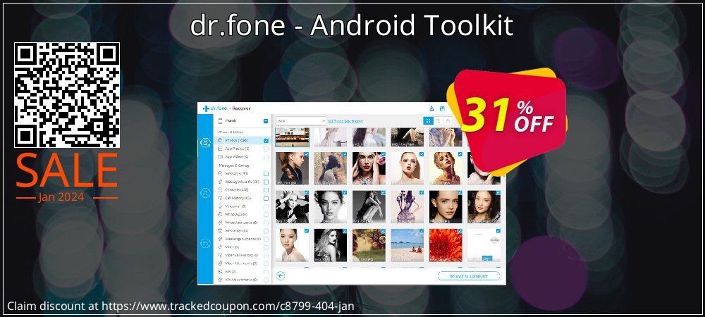 dr.fone - Android Toolkit coupon on New Year's Weekend offering discount