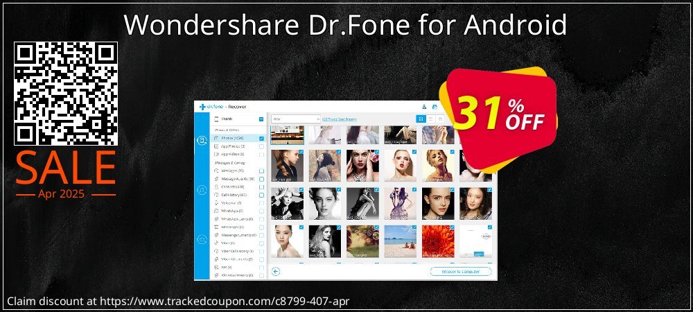 Wondershare Dr.Fone for Android coupon on April Fools' Day deals