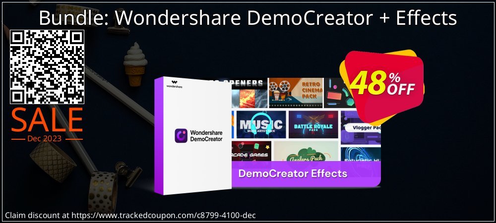 Bundle: Wondershare DemoCreator + Effects coupon on Melbourne Cup Day offer