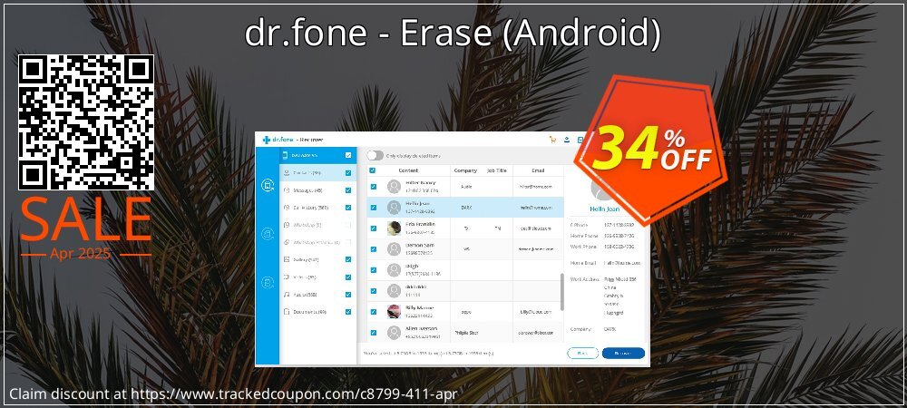 dr.fone - Erase - Android  coupon on National Loyalty Day super sale