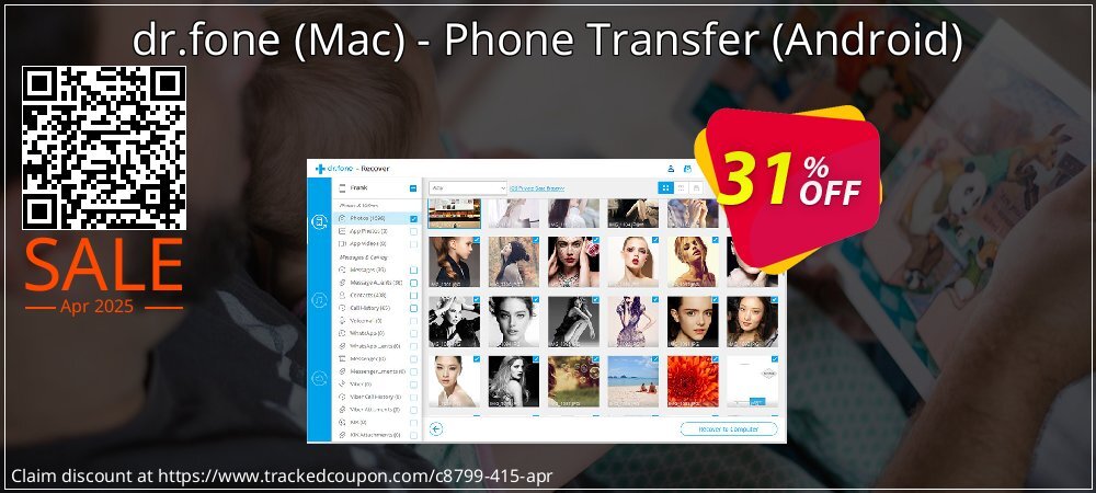 dr.fone - Mac - Phone Transfer - Android  coupon on Mother Day deals