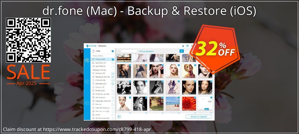 dr.fone - Mac - Backup & Restore - iOS  coupon on Easter Day discount