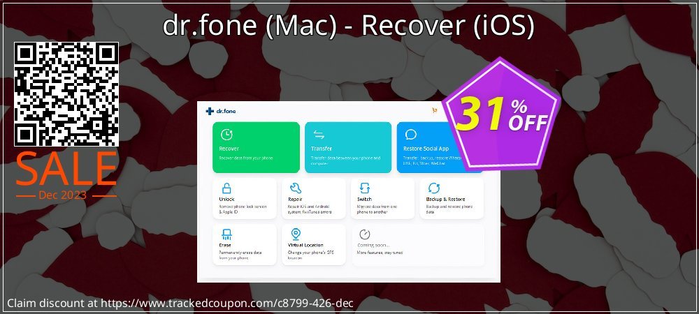 dr.fone - Mac - Recover - iOS  coupon on World Whisky Day discount