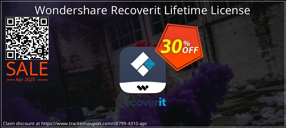 Wondershare Recoverit Lifetime License coupon on National Walking Day discounts