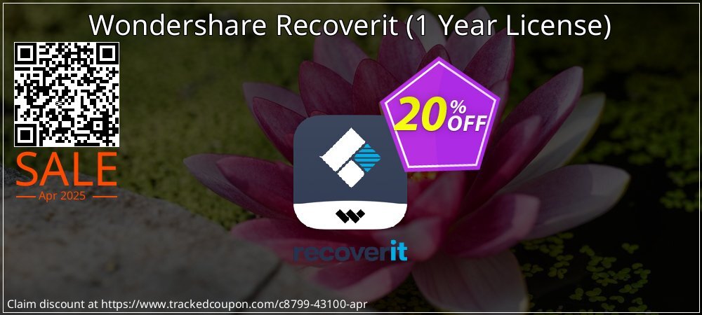 Wondershare Recoverit - 1 Year License  coupon on National Walking Day discounts