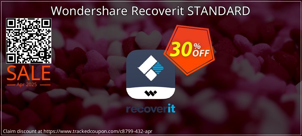 Wondershare Recoverit STANDARD coupon on April Fools' Day promotions