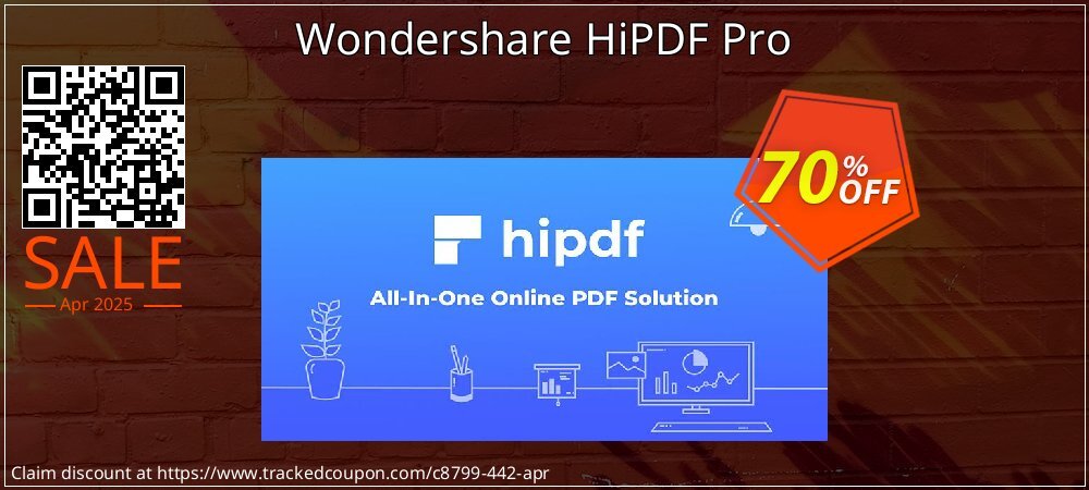 Wondershare HiPDF Pro coupon on April Fools' Day sales