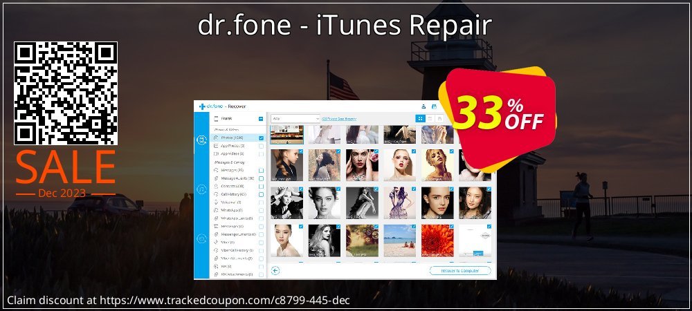 dr.fone - iTunes Repair coupon on End year offer