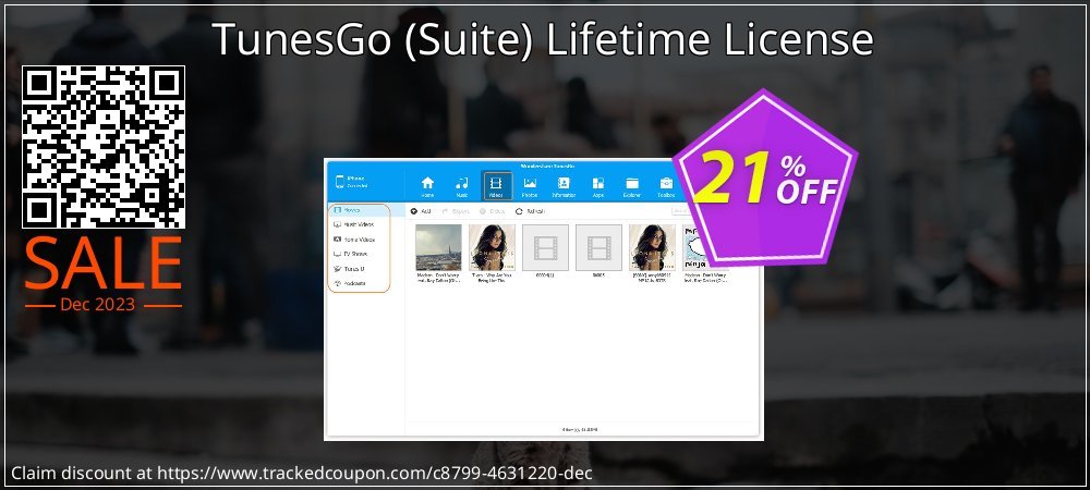 TunesGo - Suite Lifetime License coupon on World Population Day offer