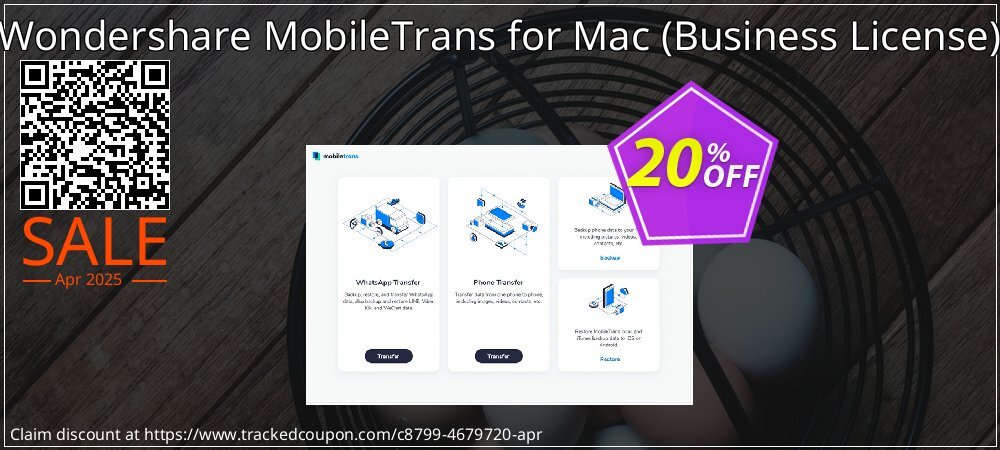 Wondershare MobileTrans for Mac - Business License  coupon on Mother Day promotions