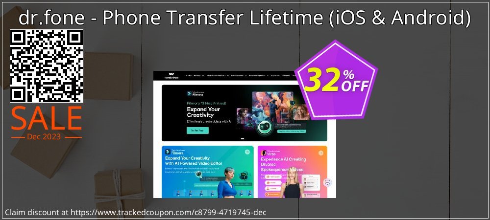 dr.fone - Phone Transfer Lifetime - iOS & Android  coupon on National Cheese Day offer
