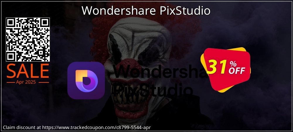 Wondershare PixStudio coupon on April Fools' Day discounts