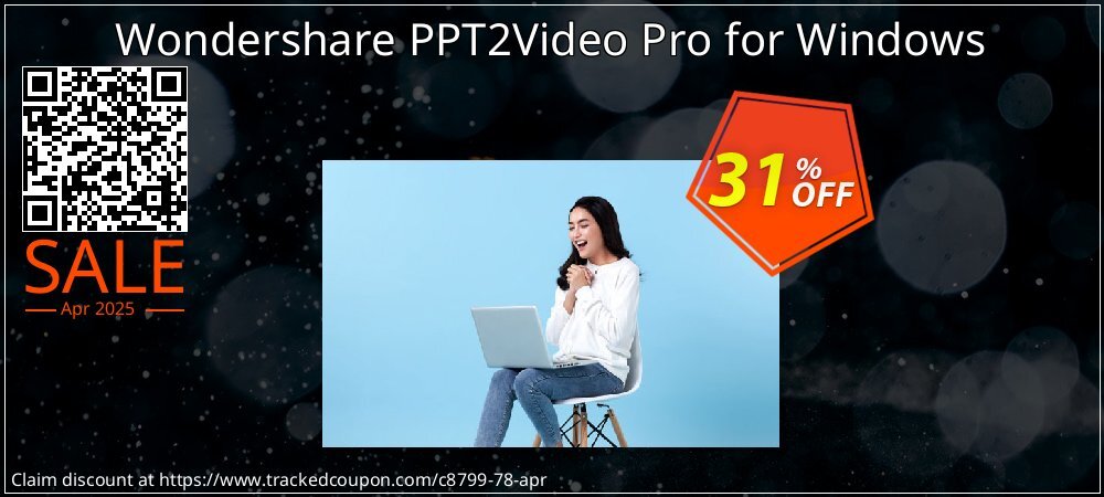 Wondershare PPT2Video Pro for Windows coupon on Easter Day offering sales