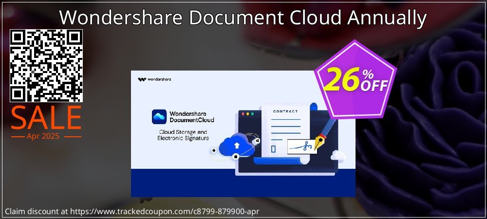 Wondershare Document Cloud Annually coupon on National Walking Day offering sales