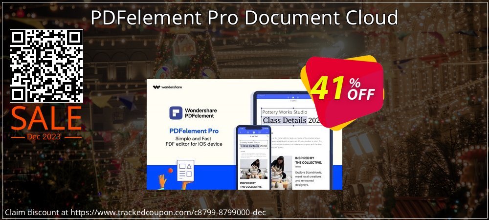 PDFelement Pro Document Cloud coupon on National Walking Day offering sales