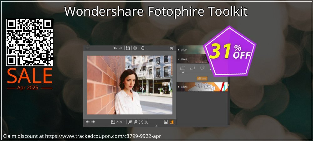 Wondershare Fotophire Toolkit coupon on Working Day offering discount