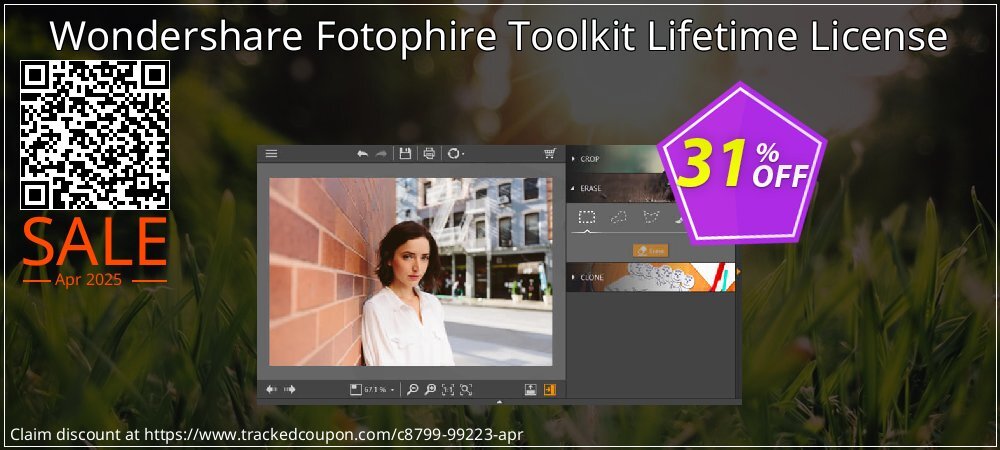 Wondershare Fotophire Toolkit Lifetime License coupon on Constitution Memorial Day discounts