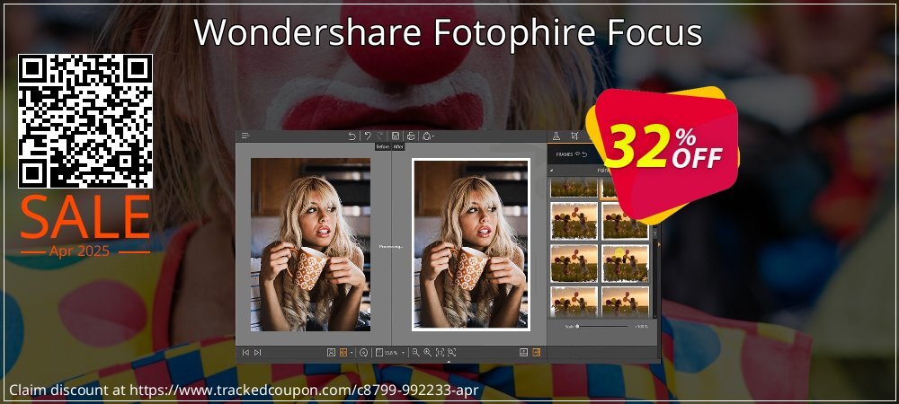 Wondershare Fotophire Focus coupon on Constitution Memorial Day deals