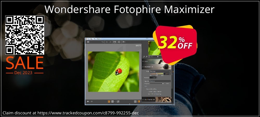 Wondershare Fotophire Maximizer coupon on Mother's Day offering sales