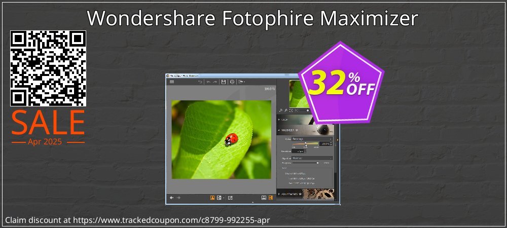 Wondershare Fotophire Maximizer coupon on Mother's Day offering sales