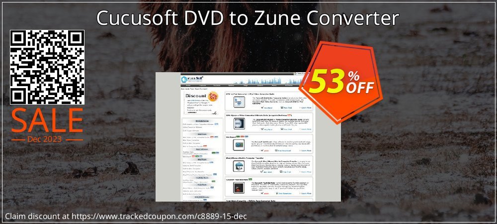 Cucusoft DVD to Zune Converter coupon on National Walking Day offering sales