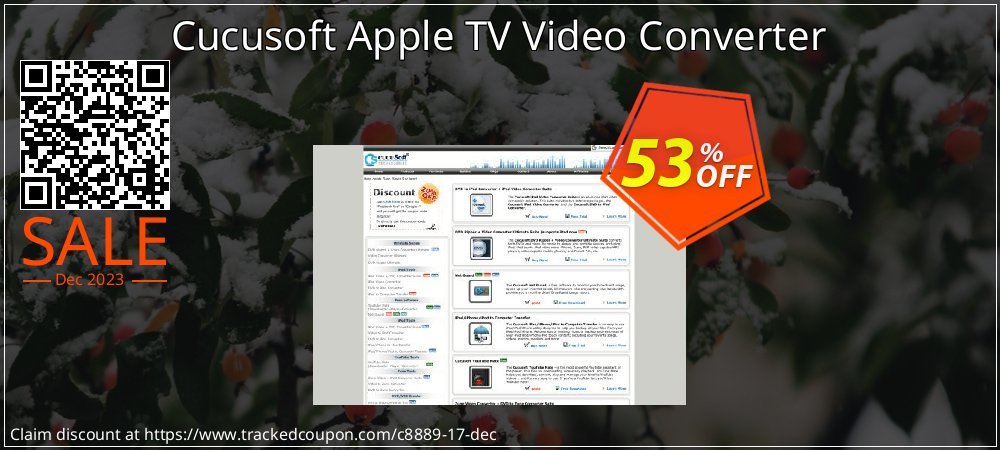 Cucusoft Apple TV Video Converter coupon on April Fools' Day discounts