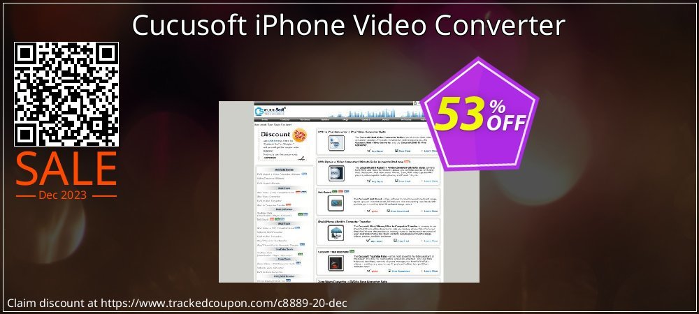Cucusoft iPhone Video Converter coupon on Navy Day discounts