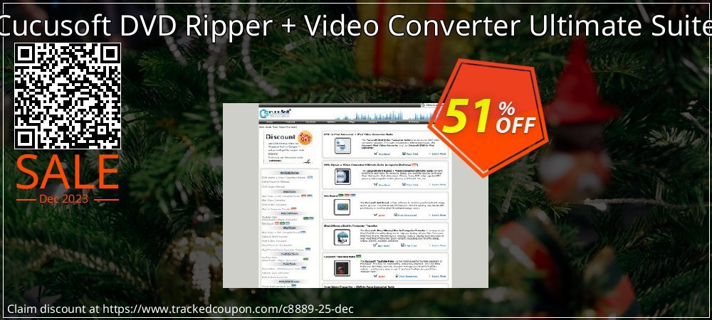 Cucusoft DVD Ripper + Video Converter Ultimate Suite coupon on Mother Day discounts