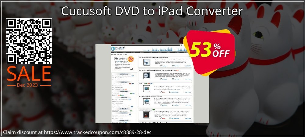 Cucusoft DVD to iPad Converter coupon on Constitution Memorial Day deals