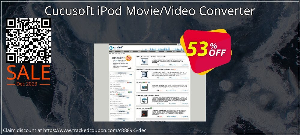 Cucusoft iPod Movie/Video Converter coupon on World Backup Day discount