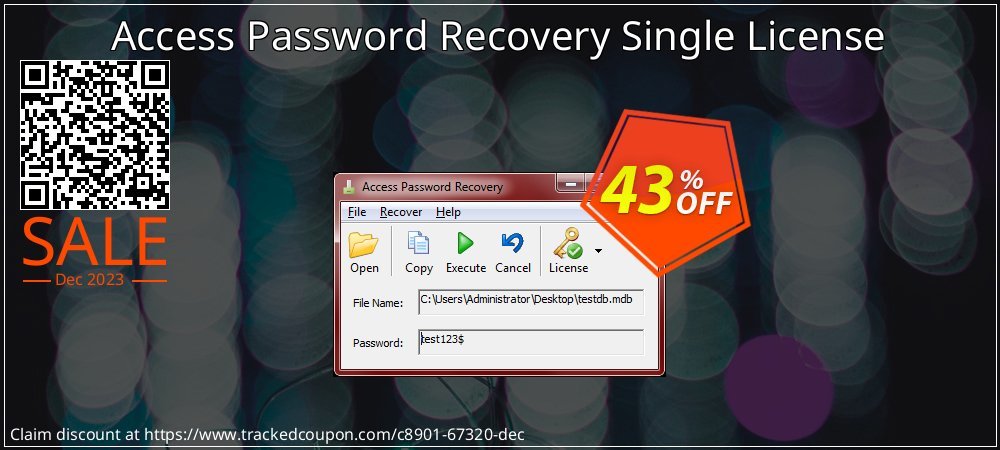 Access Password Recovery Single License coupon on National Walking Day offer