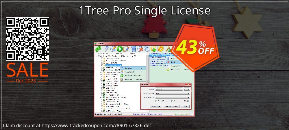 1Tree Pro Single License coupon on Palm Sunday discounts