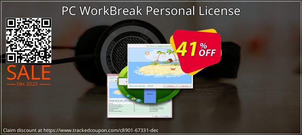 PC WorkBreak Personal License coupon on World Whisky Day offering sales