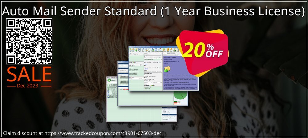 Auto Mail Sender Standard - 1 Year Business License  coupon on Virtual Vacation Day offering discount
