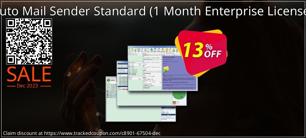 Auto Mail Sender Standard - 1 Month Enterprise License  coupon on Tell a Lie Day super sale