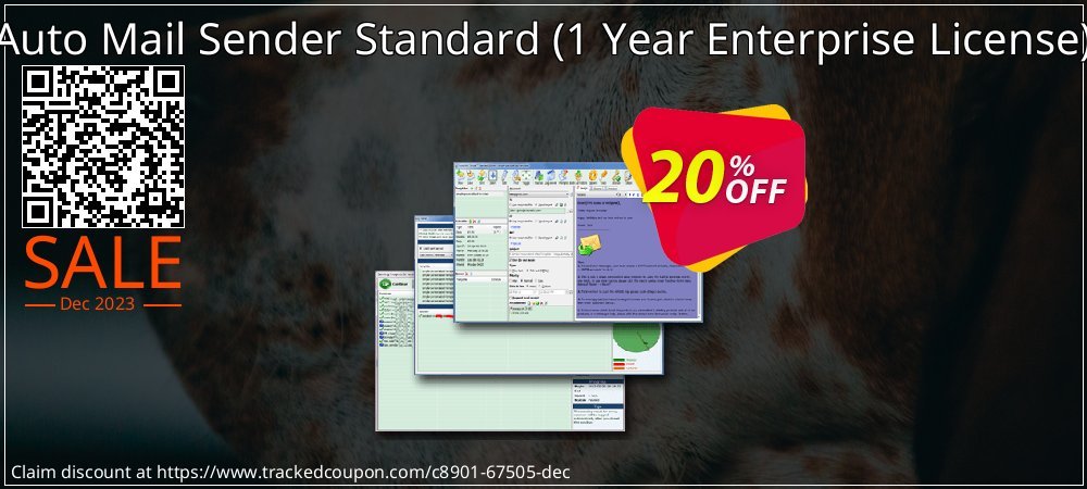 Auto Mail Sender Standard - 1 Year Enterprise License  coupon on National Walking Day discounts