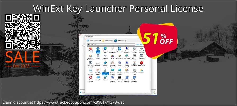 WinExt Key Launcher Personal License coupon on All Hallows' evening offer