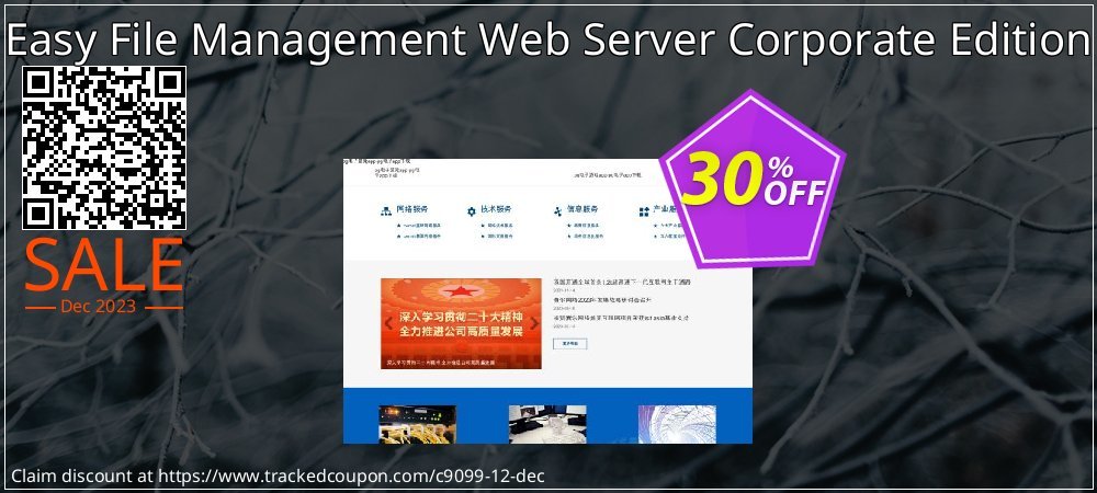 Easy File Management Web Server Corporate Edition coupon on April Fools' Day offering sales