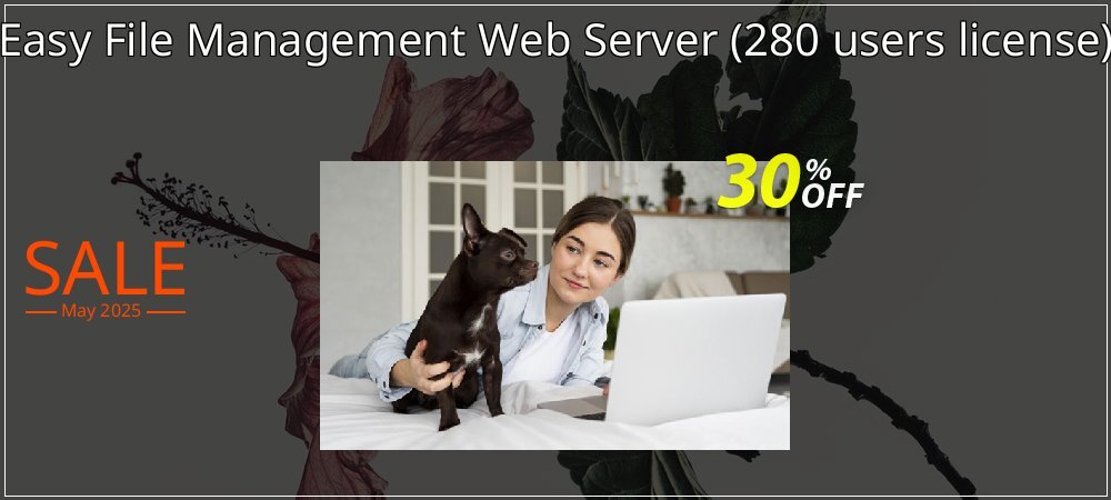 Easy File Management Web Server - 280 users license  coupon on World Party Day offering sales