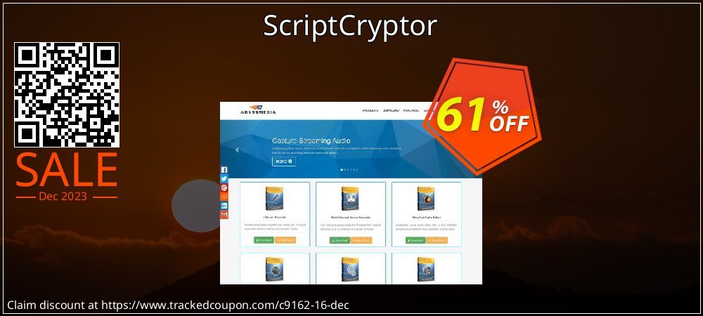 ScriptCryptor coupon on Palm Sunday promotions