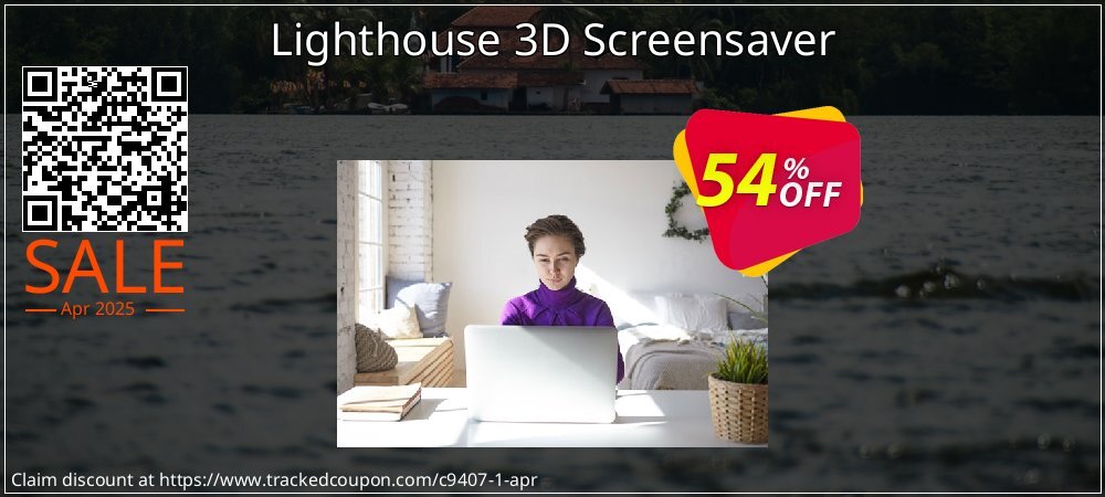 Lighthouse 3D Screensaver coupon on World Party Day offering sales