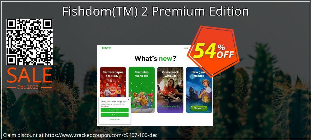 Fishdom - TM 2 Premium Edition coupon on National Walking Day offering sales