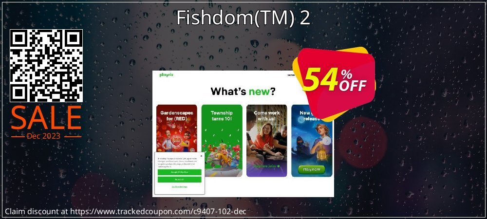 Fishdom - TM 2 coupon on April Fools' Day discounts
