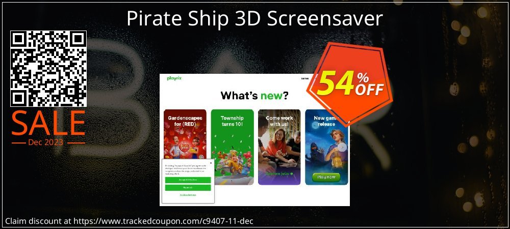 Pirate Ship 3D Screensaver coupon on World Party Day super sale