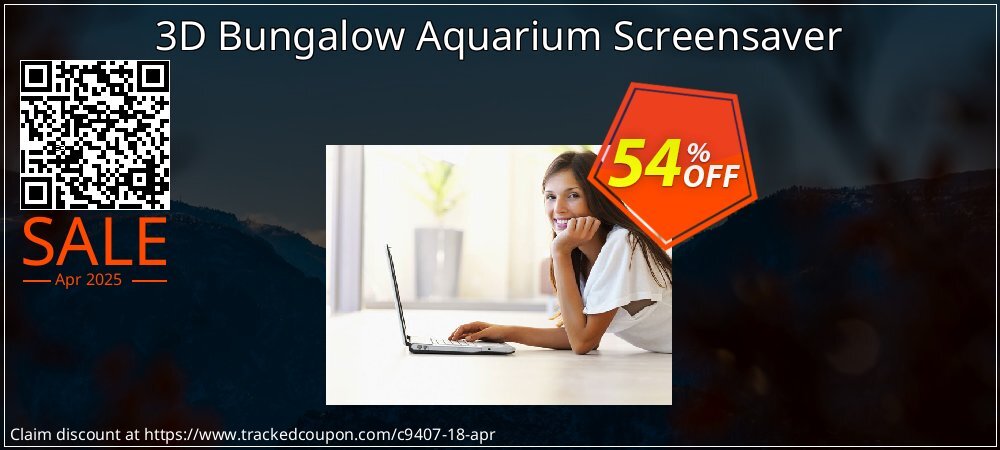 3D Bungalow Aquarium Screensaver coupon on Easter Day offering discount