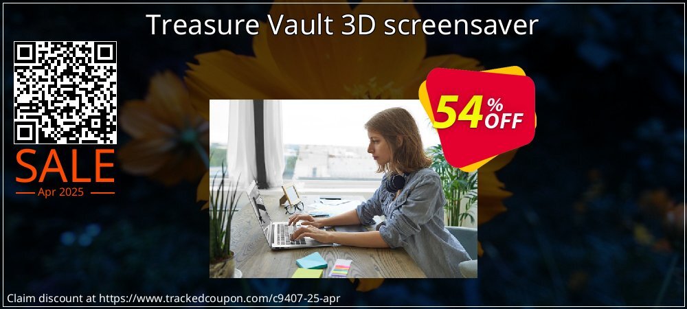 Treasure Vault 3D screensaver coupon on National Walking Day offer