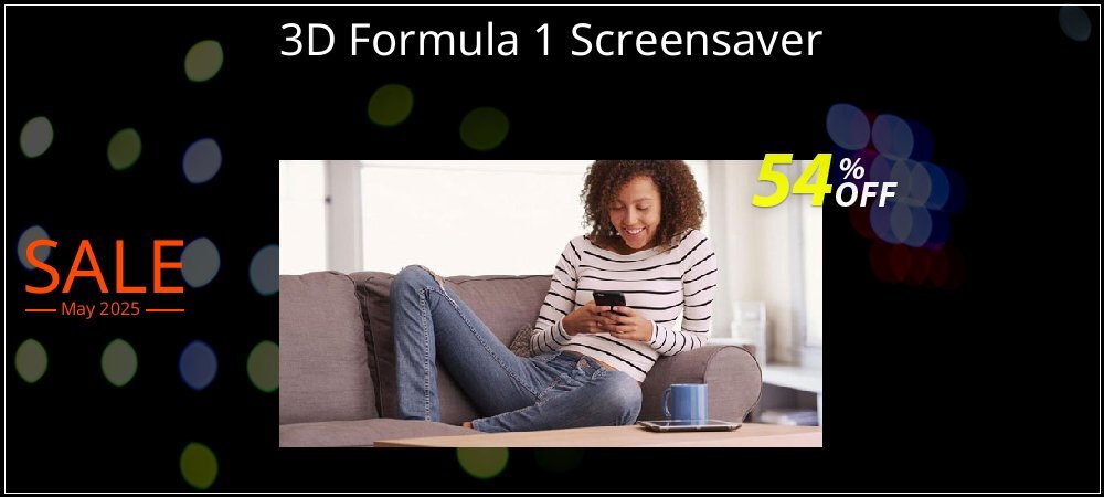 3D Formula 1 Screensaver coupon on April Fools' Day offering discount