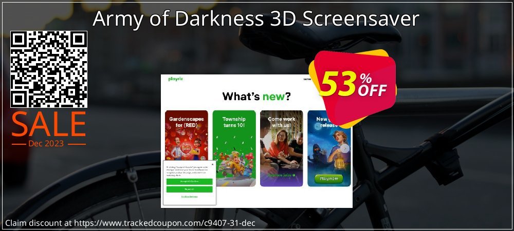 Get 50% OFF Army of Darkness 3D Screensaver offering sales