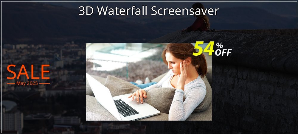 3D Waterfall Screensaver coupon on Christmas Card Day promotions